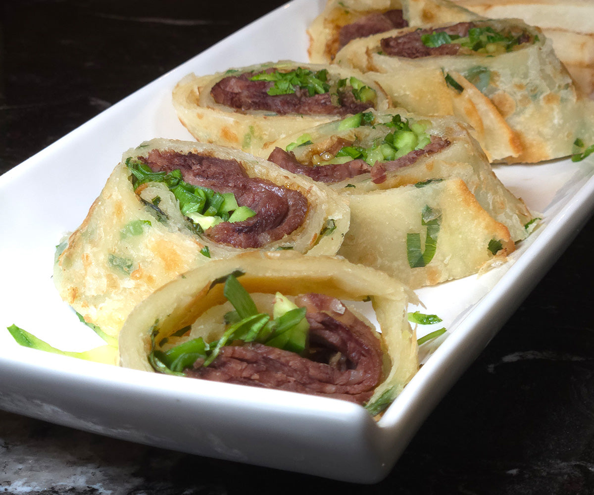 3. Beef Roll (Scallion, Cilantro)