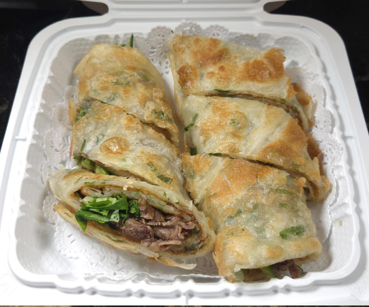 3. Beef Roll (Scallion, Cilantro)