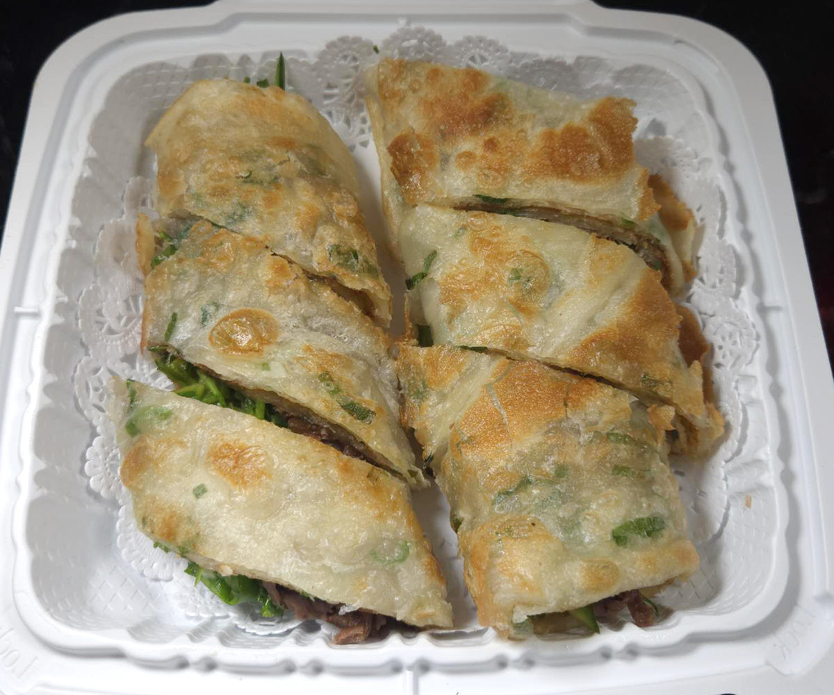 1. Beef Roll (Scallion, Cilantro, Cucumber)